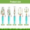 Garden Tools Set, 10 PCS Heavy Duty Gardening Tools Includes Hand Trowel Rake Weeder Pruner, Gardening Gifts for Women, Garden Kit with Tote Bag, Apron, Gloves, Kneeling Pad
